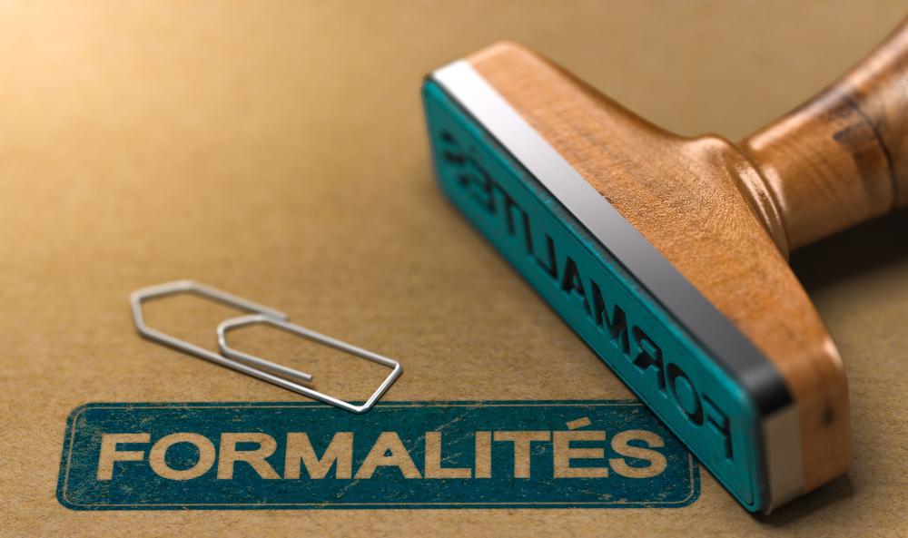 dossier formalité